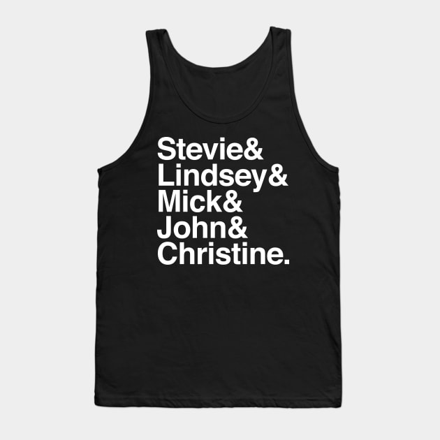 Rumours List Tank Top by DankFutura